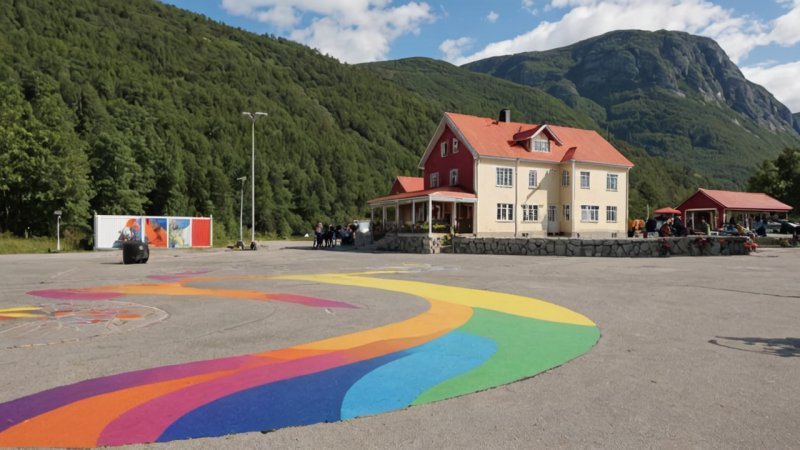 Norge, fellesskapskunst, lokale kunstnere, offentlig kunst, kulturell betydning
