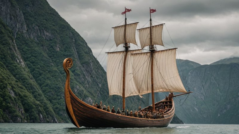 Vikingtiden, norsk identitet, norrøn mytologi, håndverk, maritim kultur