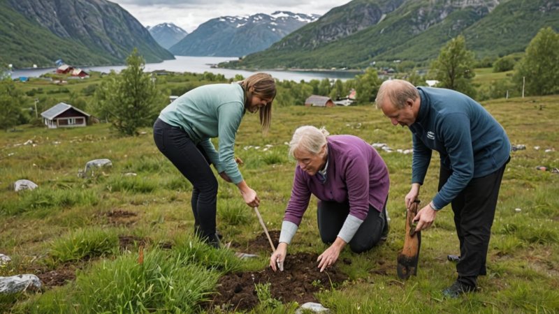 fellesskapsprosjekter, miljøbevissthet, bærekraft, Norge, lokale initiativ