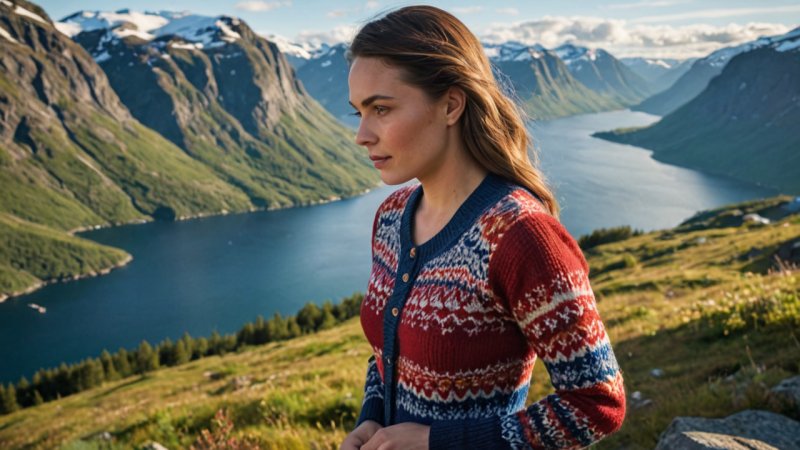 norsk strikkekunst, tradisjonelle mønstre, lokale kunstnere, bærekraftige metoder, kulturell betydning