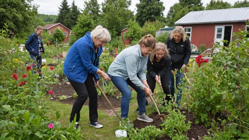 fellesskapsprosjekter, psykisk helse, Norge, lokale initiativer, sosial inkludering, bærekraftige praksiser