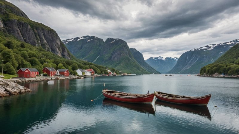 norske maritime tradisjoner, fiskehistorie, vikingskip, bærekraftige fiskepraksiser, lokale håndverkere, norsk kultur