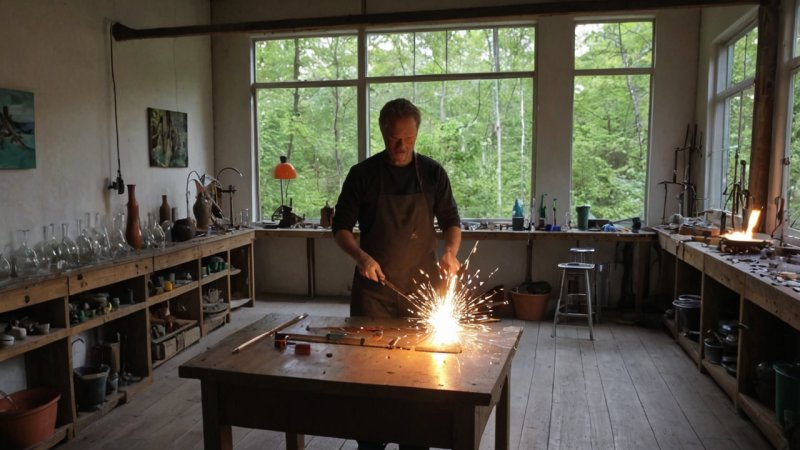 norsk glassblåsing, lokale kunstnere, bærekraftige metoder, kulturell betydning, samfunnspåvirkning