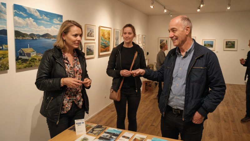 kunstnerisk utveksling, lokale kunstnere, samfunnsengasjement, bærekraftige praksiser, Kristiansund kultur