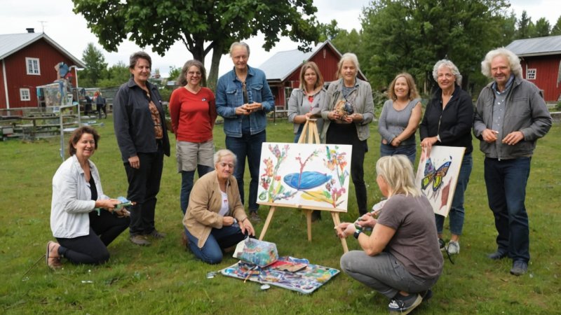 kunstprosjekter, fellesskapsengasjement, lokal kultur, bærekraft, Norge