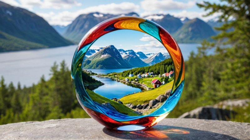 norsk glasskunst, historie om glassproduksjon, lokale kunstnere, bærekraftige praksiser, kulturell betydning