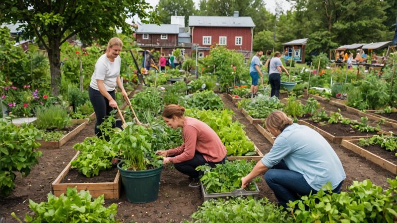 bærekraftige matvaner, lokale initiativer, felleshager, økologisk landbruk, matsvinnreduksjon, norsk kultur