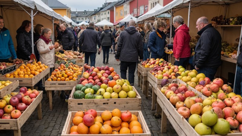 Høstmarked, Sandnes, lokale produsenter, håndlagde produkter, bærekraftige praksiser