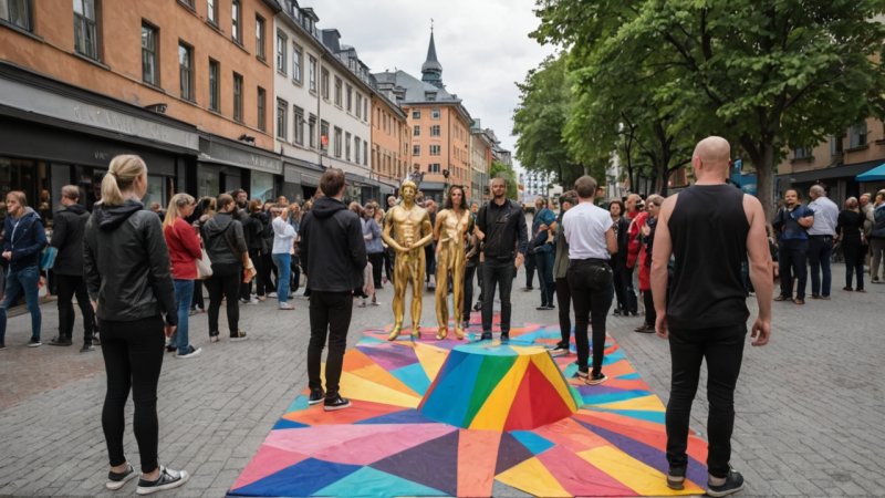 kunstnerisk aktivisme, norske kunstnere, samfunnsbevissthet, bærekraftige praksiser, lokalt kunstnermiljø