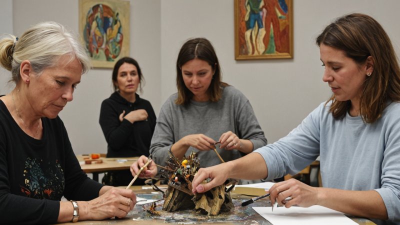 kunstneriske samarbeid, lokale kunstnere, samfunnsengasjement, kreativitet i Norge, kulturell betydning