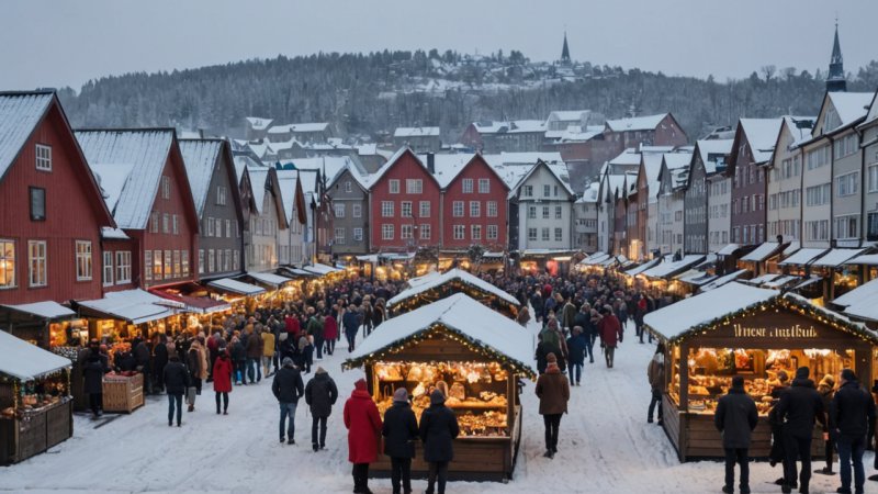 julemarked, Trondheim, lokale kunstnere, samfunnsarrangement, norske tradisjoner