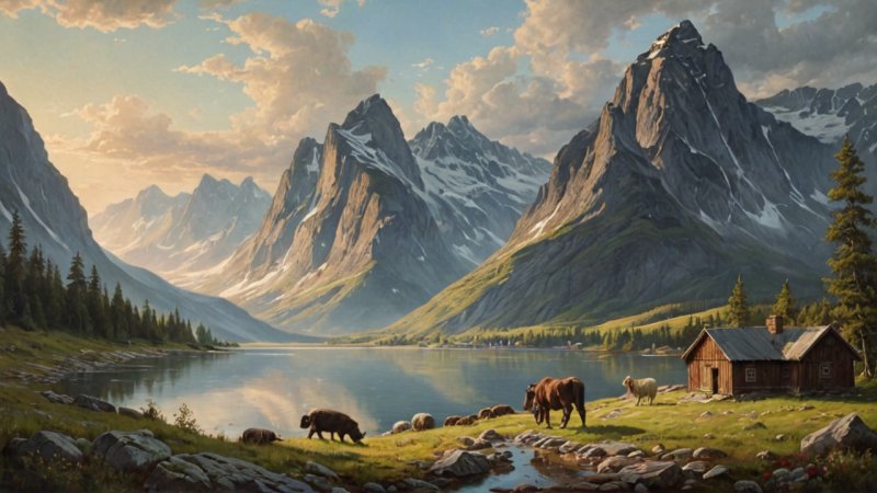 norsk kunst, følelsesmessig uttrykk, lokale kunstnere, bærekraftige praksiser, kulturell betydning