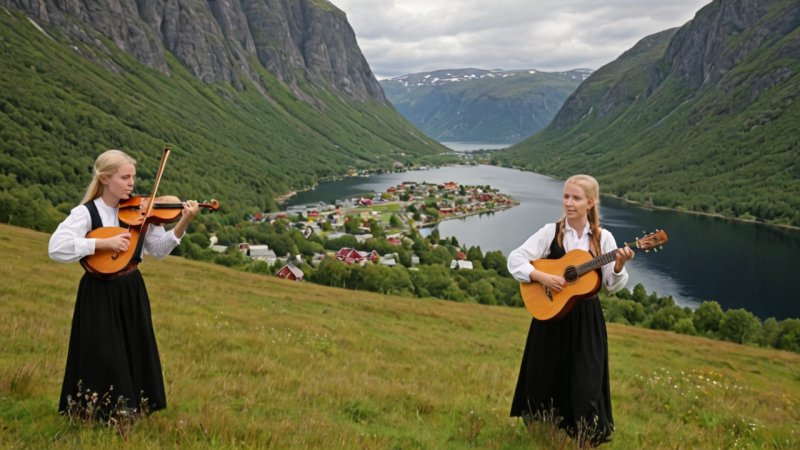 norske tradisjonelle sanger, kulturarv, lokale musikere, folkemusikk, bærekraft