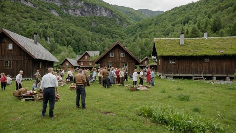 dugnad, fellesskapsprosjekter, norske tradisjoner, samarbeid, bærekraft