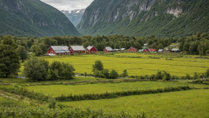 økologisk landbruk, bærekraftige praksiser, lokale håndverkere, samfunnspåvirkning, norsk landbruk
