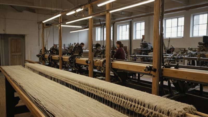 norsk tekstilproduksjon, tradisjonelt håndverk, moderne tekstilindustri, bærekraftig produksjon, lokale håndverkere