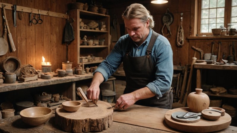 norsk håndverkskunst, tradisjonelle metoder, lokale håndverkere, kulturarv, bærekraftige praksiser