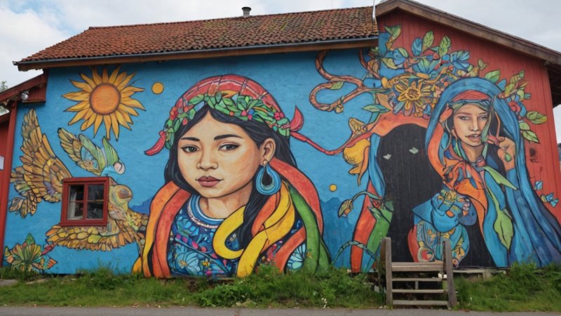 fellesskapskunst, Norge, lokale kunstnere, kulturell betydning, bærekraftige praksiser, samfunnsengasjement