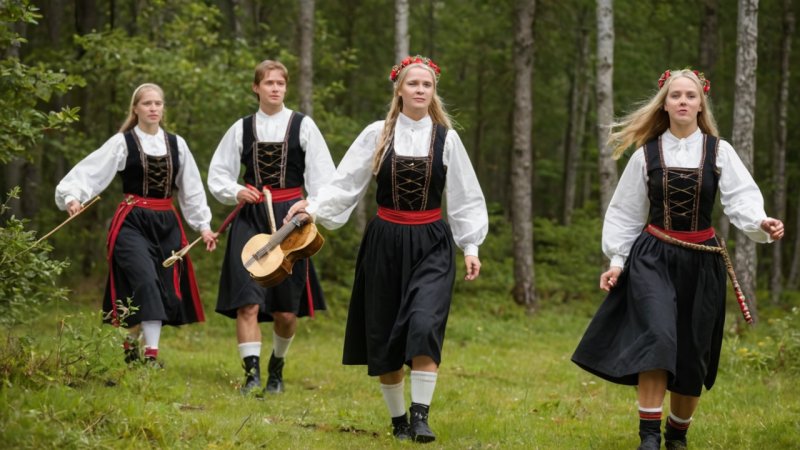 norsk folkemusikk, tradisjonell dans, kulturhistorie, samfunnspåvirkning, lokale tradisjoner