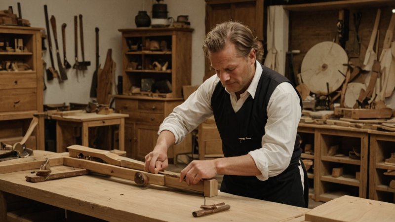 norsk møbelproduksjon, håndlagde møbler, industriell møbelproduksjon, bærekraftig produksjon, lokale håndverkere