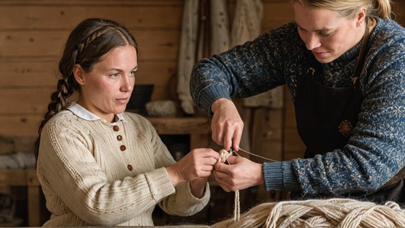 norsk håndverk, tradisjonell tekstilproduksjon, lokale håndverkere, bærekraftig produksjon, kulturell arv