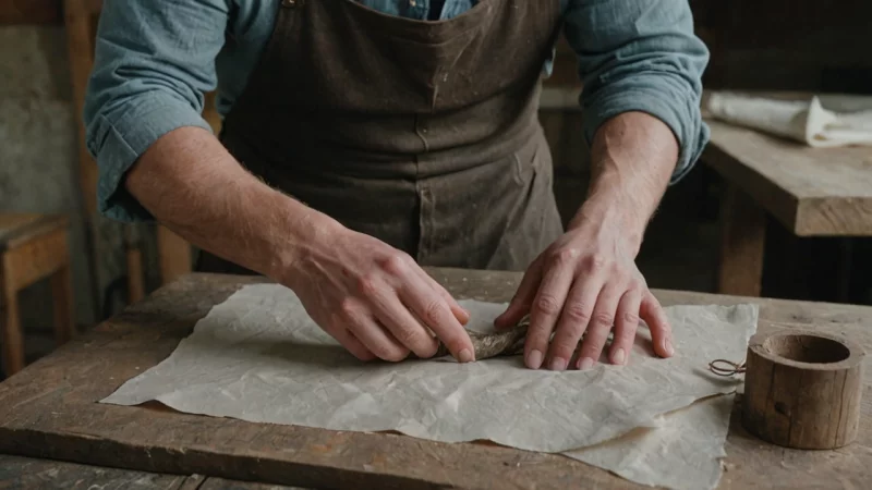 håndlaget papir, Norge, lokale håndverkere, bærekraftige praksiser, kulturell betydning, samfunnspåvirkning