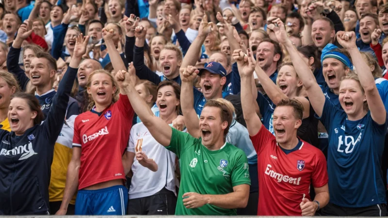 lokale sportslag, samfunnsengasjement, sosial interaksjon, samarbeid, norsk kultur