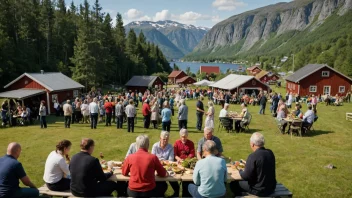 Norge, fellesskapsaktiviteter, lokalt samarbeid, bærekraftige praksiser, kulturell betydning, samfunnspåvirkning