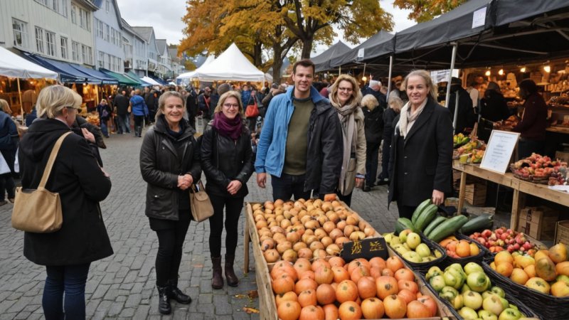 Stavanger, høstmarked, lokale produsenter, håndlagde produkter, samfunn, kulturell betydning