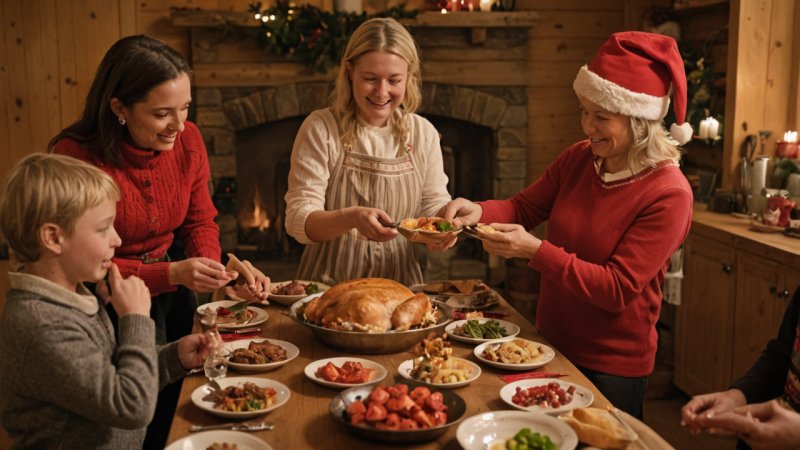 norske tradisjoner, høytider, fellesskap, lokale håndverkere, festmat