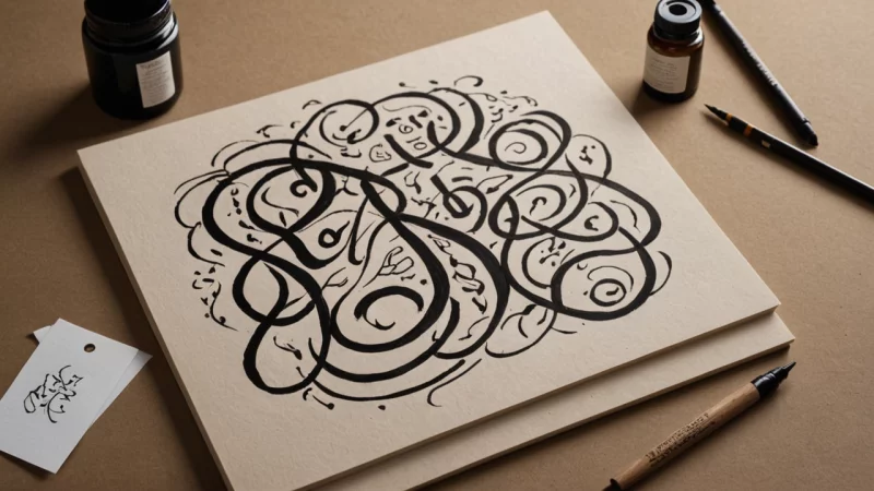 norsk kalligrafi, lokale kunstnere, bærekraftige metoder, bevaring av kultur, kunstnerisk uttrykk