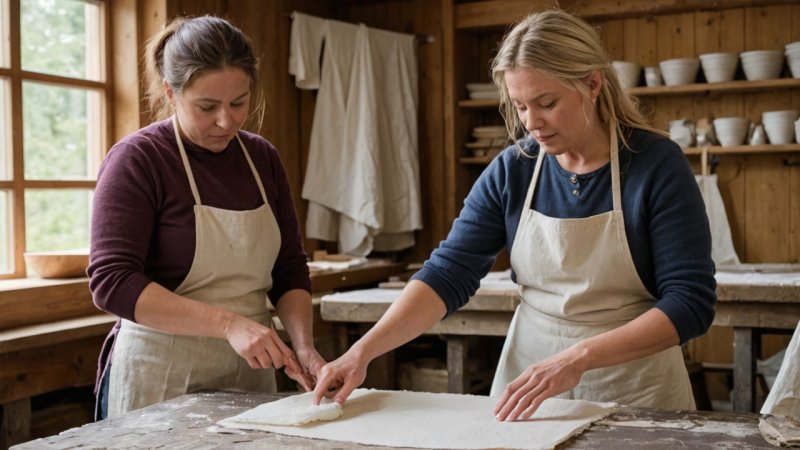 Norge, håndverksmessig papirproduksjon, lokale håndverkere, bærekraftige praksiser, kulturell betydning