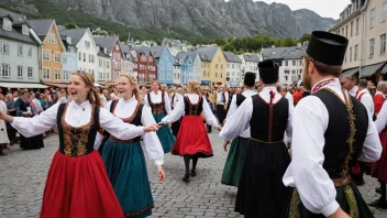 folkedans festival, Ålesund, norsk kultur, lokale håndverkere, samfunnsinnvirkning, bærekraftige praksiser, tradisjonell musikk