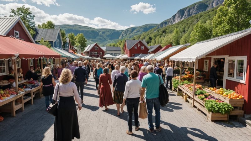 fellesskapsprosjekter, Norge, lokale håndverkere, bærekraftige praksiser, kulturell betydning, samfunnspåvirkning