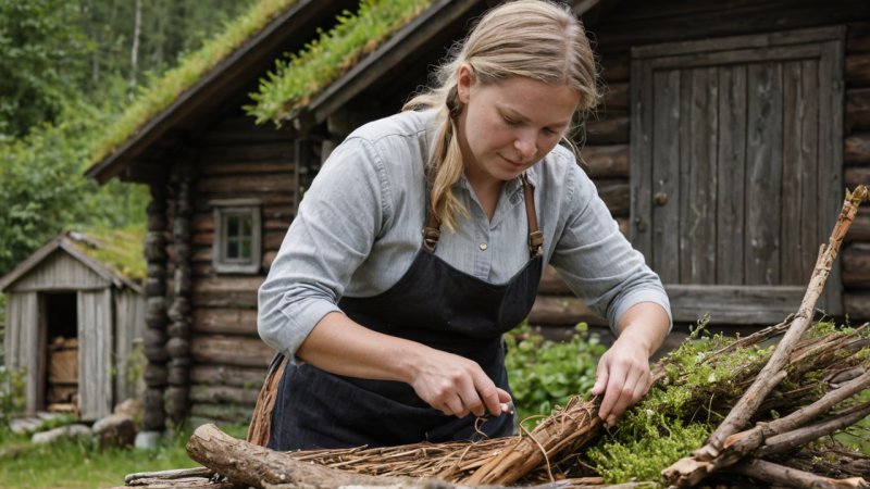 norsk håndverk, bærekraft, lokale materialer, tradisjonelle teknikker, samfunnsengasjement